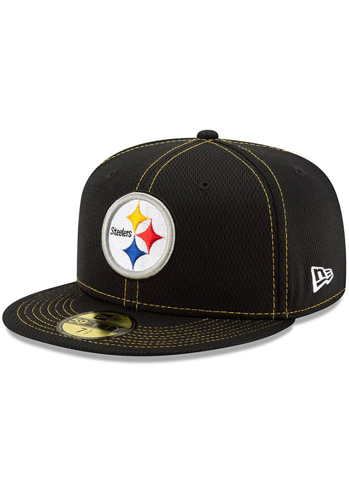 Pittsburgh Steelers New Era 39THIRTY 2021 Sideline Away Hat