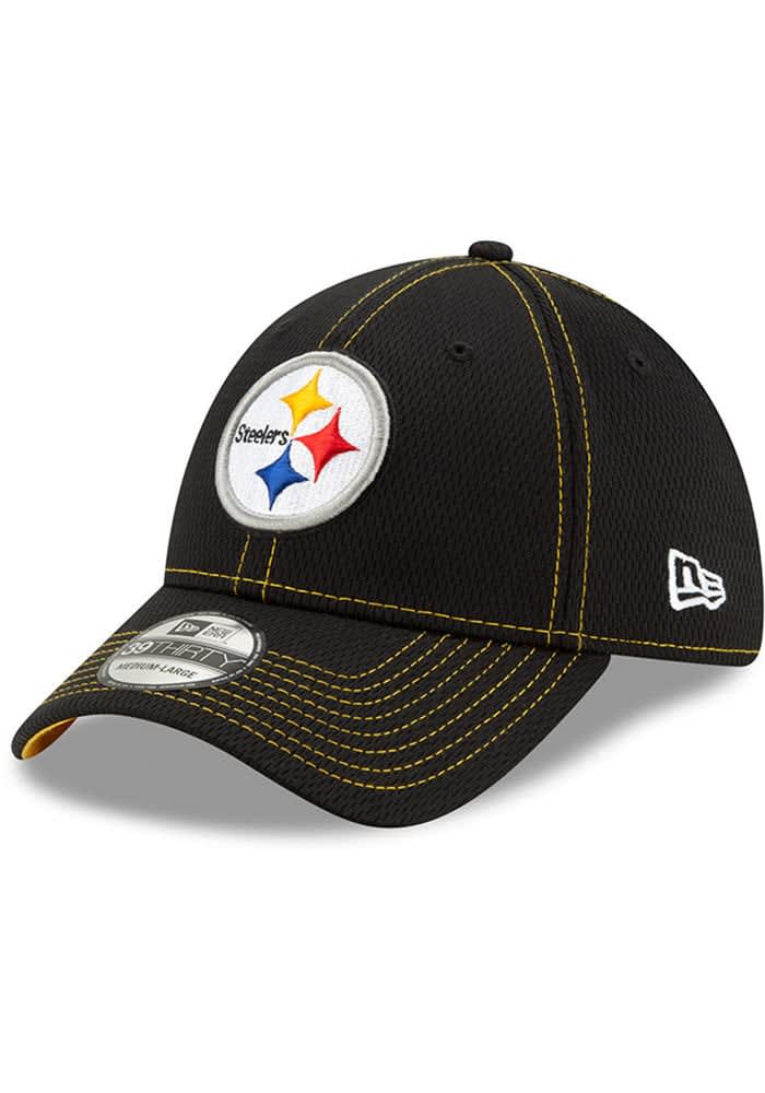 Men's Pittsburgh Steelers New Era Black 2021 NFL Sideline Road