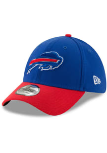 New Era Buffalo Bills Mens Blue Team Classic 39THIRTY Flex Hat