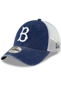 New Era Brooklyn Dodgers Brooklyn Cooperstown Trucker 9FORTY Adjustable Hat - Blue