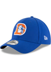 New Era Denver Broncos Mens Blue Team Classic 39THIRTY Flex Hat