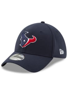 New Era Houston Texans Mens Navy Blue Team Classic 39THIRTY Flex Hat
