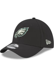 New Era Philadelphia Eagles Mens Black Team Classic 39THIRTY Flex Hat