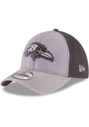 New Era Baltimore Ravens Mens Grey Grayed Out Neo 39THIRTY Flex Hat