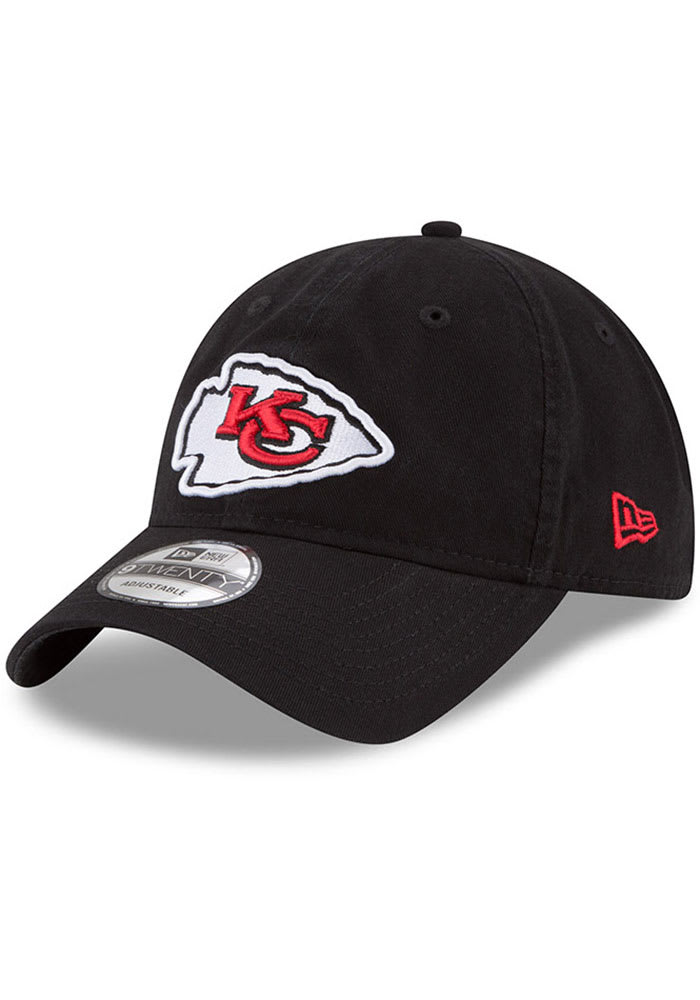 New Era Kansas City Chiefs Core Classic 9TWENTY Adjustable Hat - Black