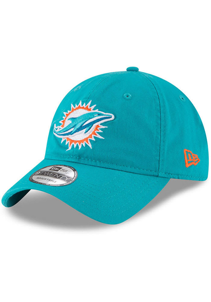 New Era Miami Dolphins Core Classic 9TWENTY Adjustable Hat - Teal