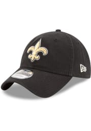 New Era New Orleans Saints Core Classic 9TWENTY Adjustable Hat - Black