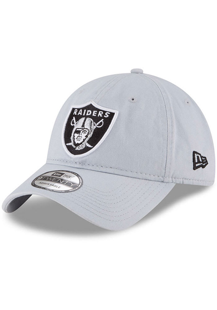 New Era Las Vegas Raiders Mens Black 5950 LASRAI BLACK MET SILVER Fitted Hat