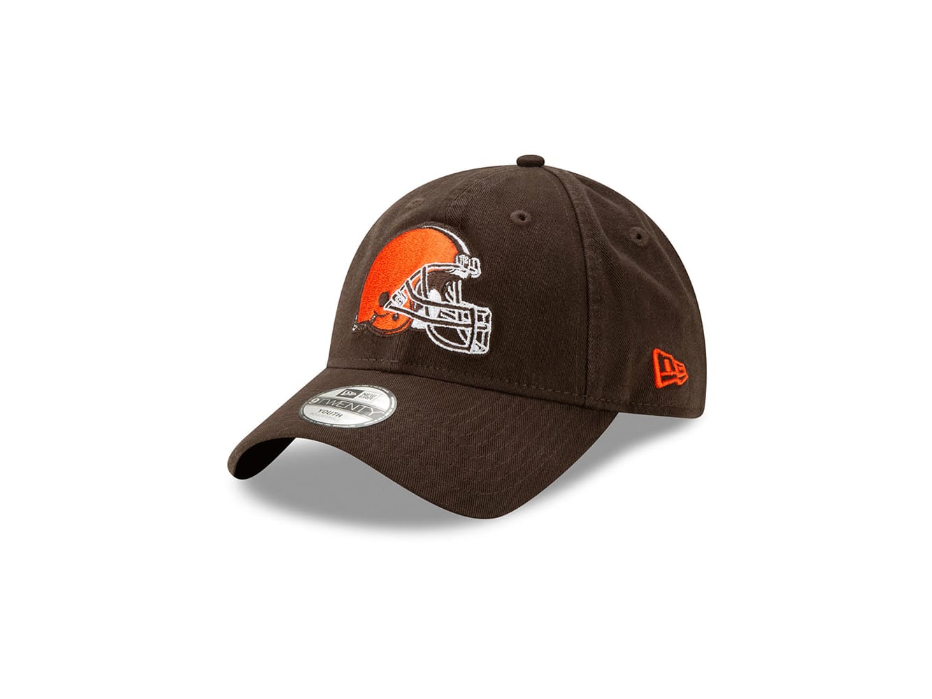 Youth Brown Cleveland Browns Pre-Curved Snapback Hat - OSFA