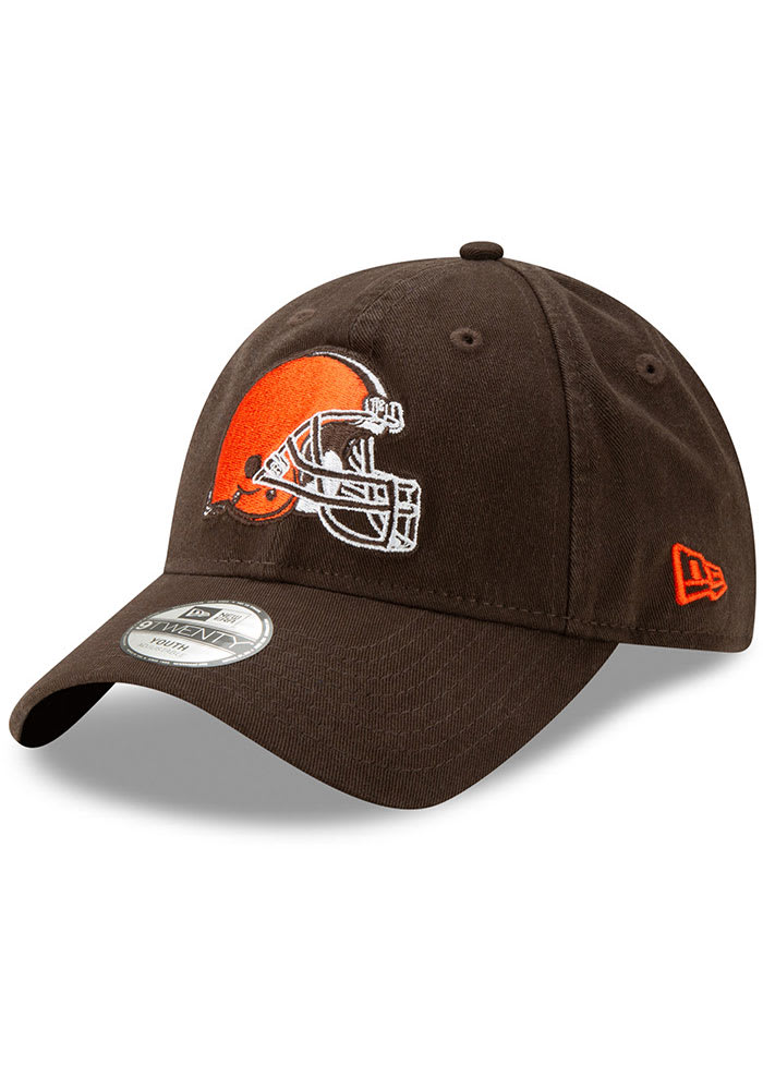 New Era Cleveland Browns Brown JR Core Classic 9TWENTY Youth Adjustable Hat