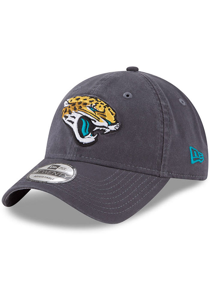 New Era Jacksonville Jaguars Core Classic 9TWENTY Adjustable Hat - Grey