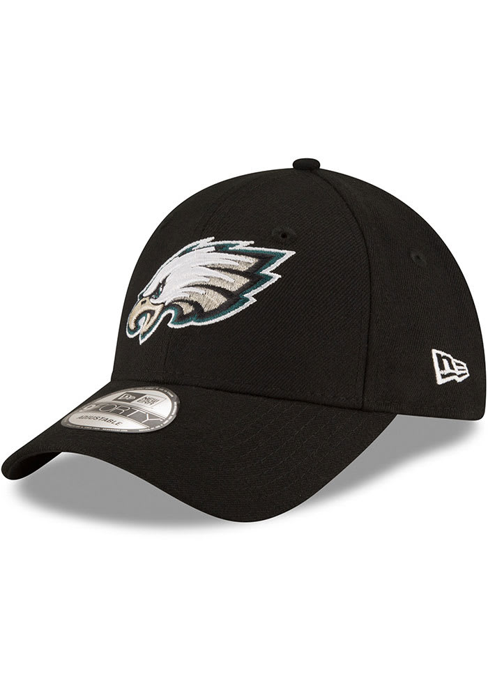 New Era Philadelphia Eagles The League 9FORTY Adjustable Hat - Black