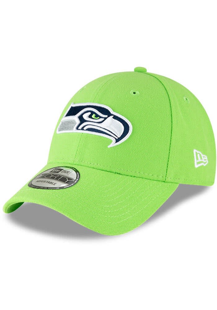 New Era Men's Seattle Seahawks League 9Forty Adjustable Navy Hat