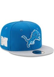 New Era Detroit Lions Blue JR Baycik 9FIFTY Youth Snapback Hat
