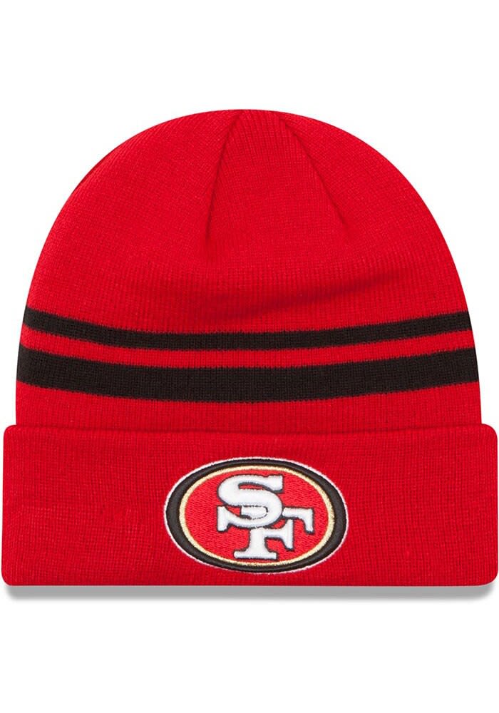 New Era Men's San Francisco 49ers Red Cheer Knit Beanie