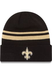 New Era New Orleans Saints Black Basic Cuff Mens Knit Hat