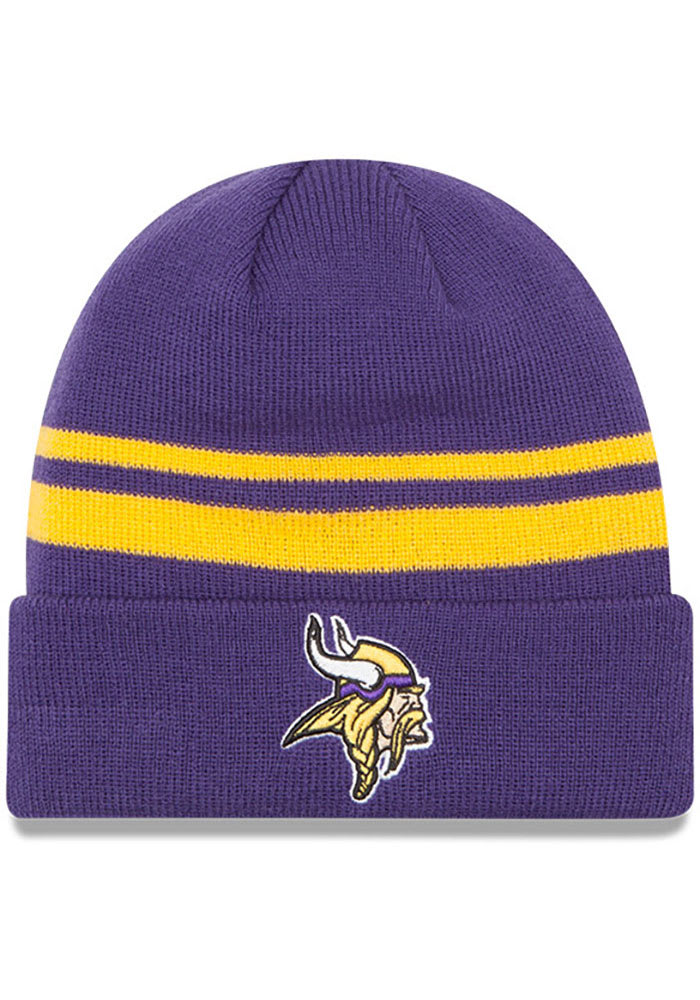 New Era Minnesota Vikings Purple Basic Cuff Mens Knit Hat