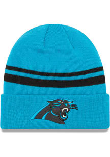 New Era Carolina Panthers Blue Basic Cuff Mens Knit Hat
