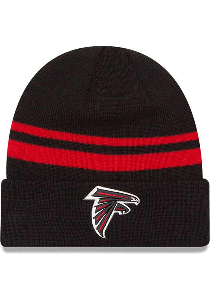 New Era Atlanta Falcons Black Basic Cuff Mens Knit Hat