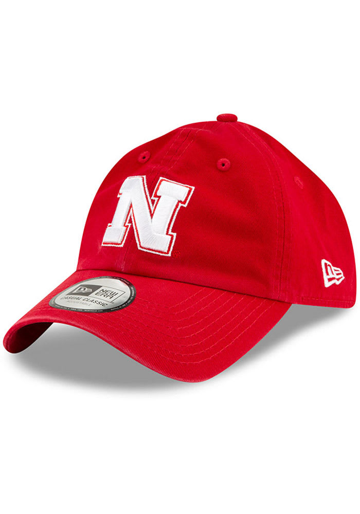 New Era Nebraska Cornhuskers Casual Classic Adjustable Hat - Red