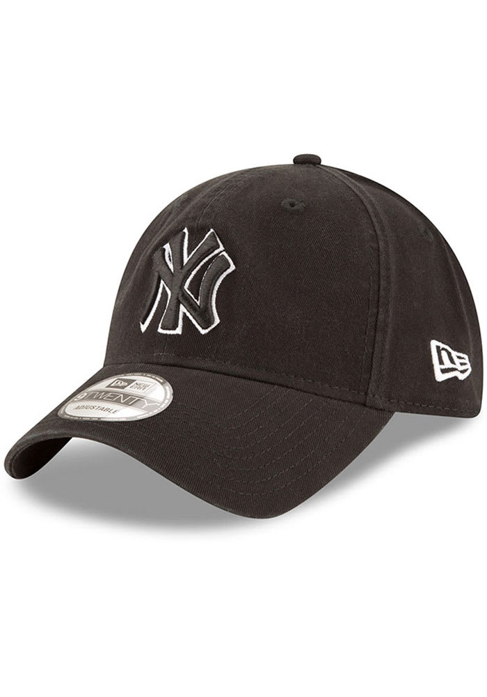Opsommen Welke Mathis New Era New York Yankees White 9TWENTY Adjustable Hat - Black