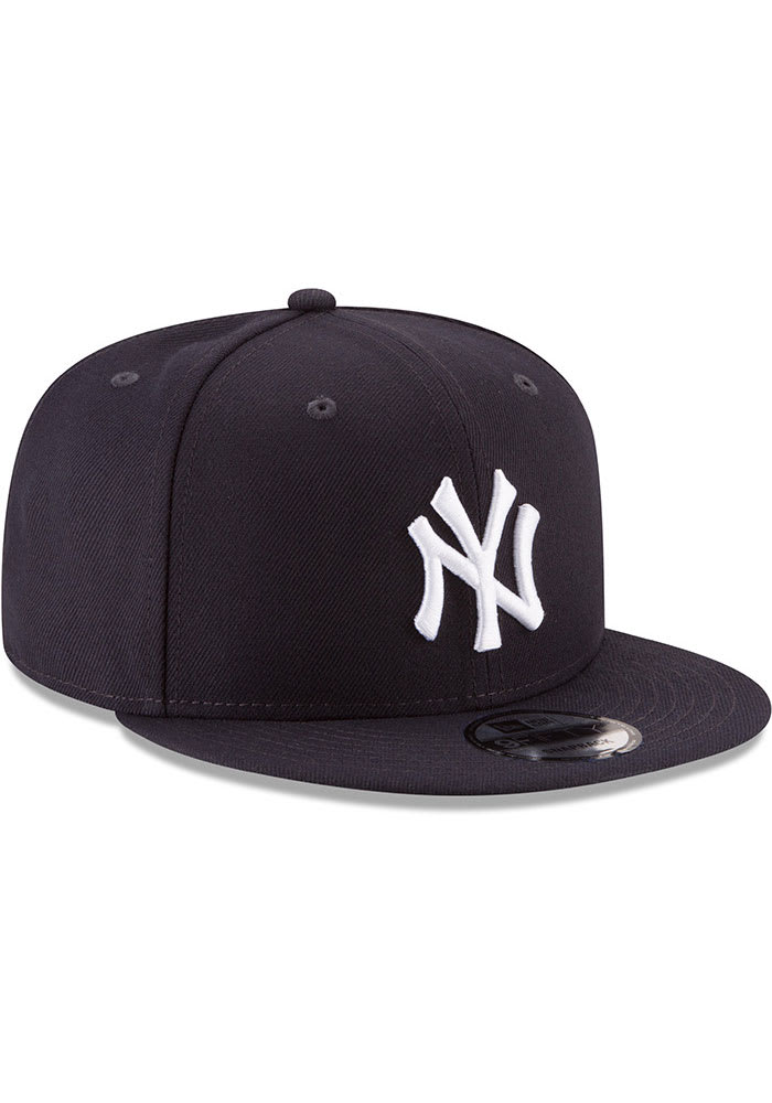 New York Yankees Basic 9FIFTY New Era Navy Blue Snapback Hat – USA CAP KING