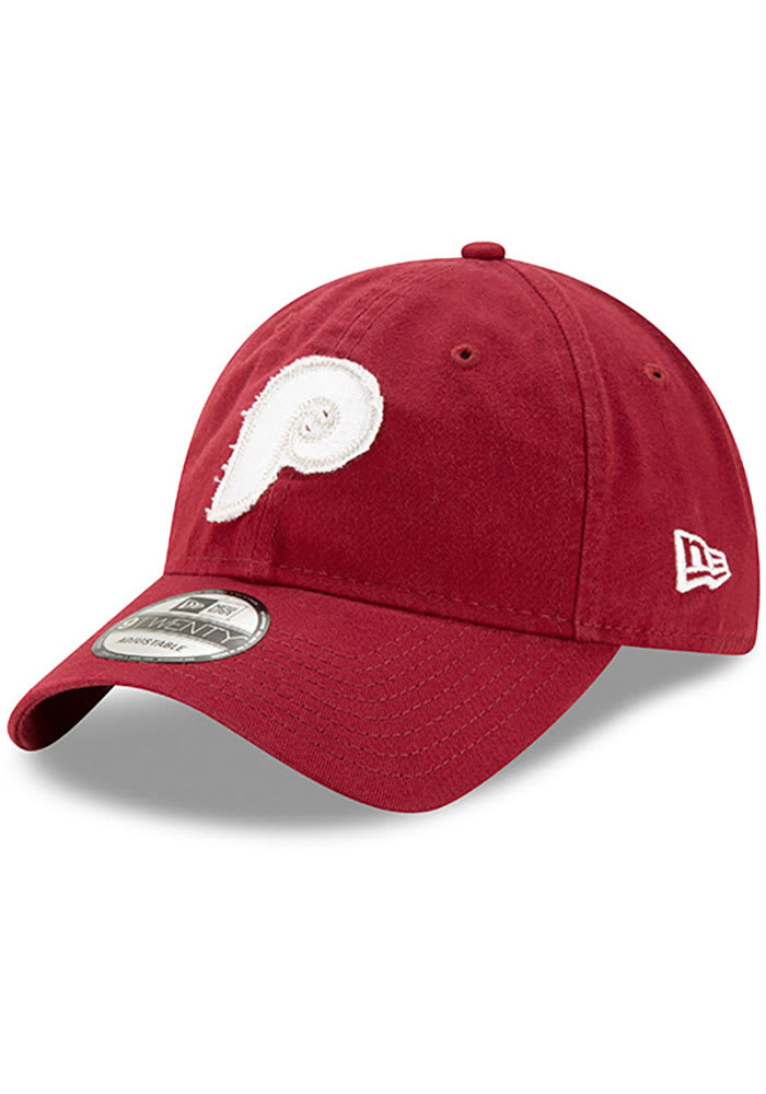 New Era Philadelphia Phillies Maroon Coop Rugged 9TWENTY Youth Adjustable Hat
