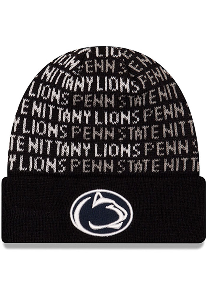 New Era Penn State Nittany Lions Chant Baby Knit Hat - Navy Blue