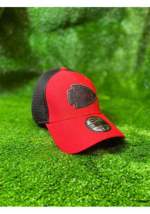 New Era Kansas City Chiefs Mens Red 2T Tonal Badge 39THIRTY Flex Hat