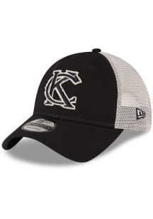 New Era Kansas City 2T Meshback 9TWENTY Adjustable Hat - Black