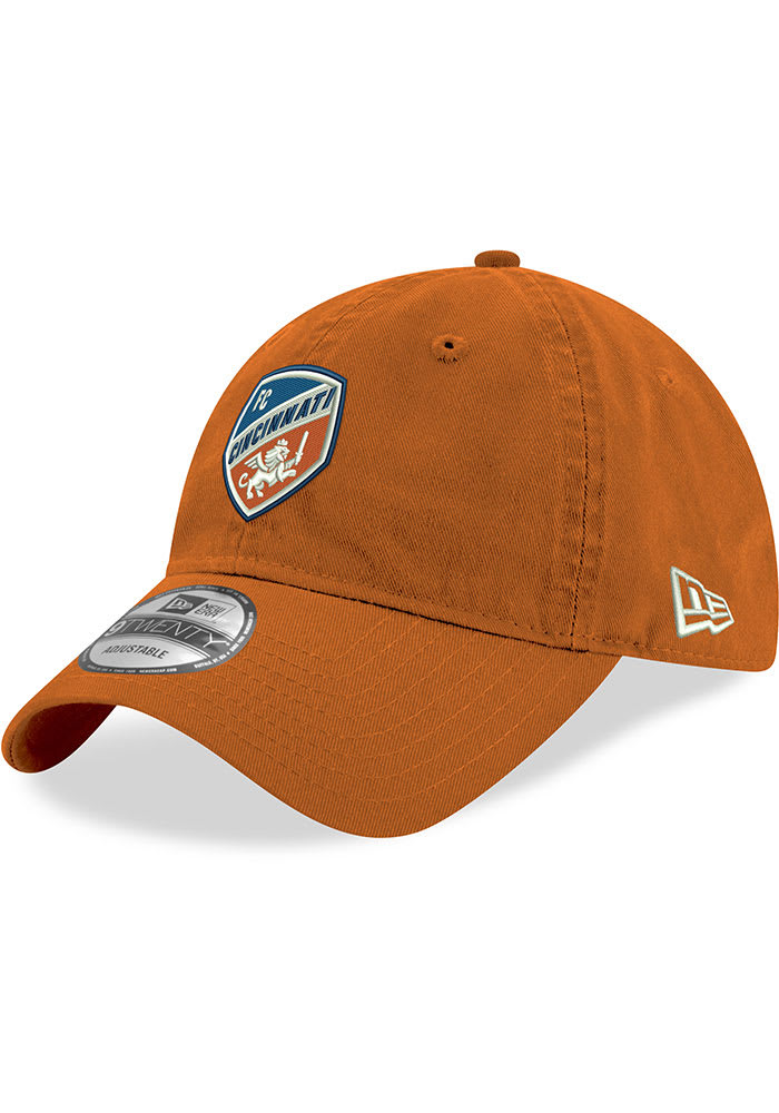 New Era FC Cincinnati Crest 9TWENTY Adjustable Hat - Orange