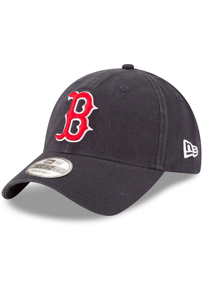 Men's New Era Boston Red Sox Property 9TWENTY Navy and White