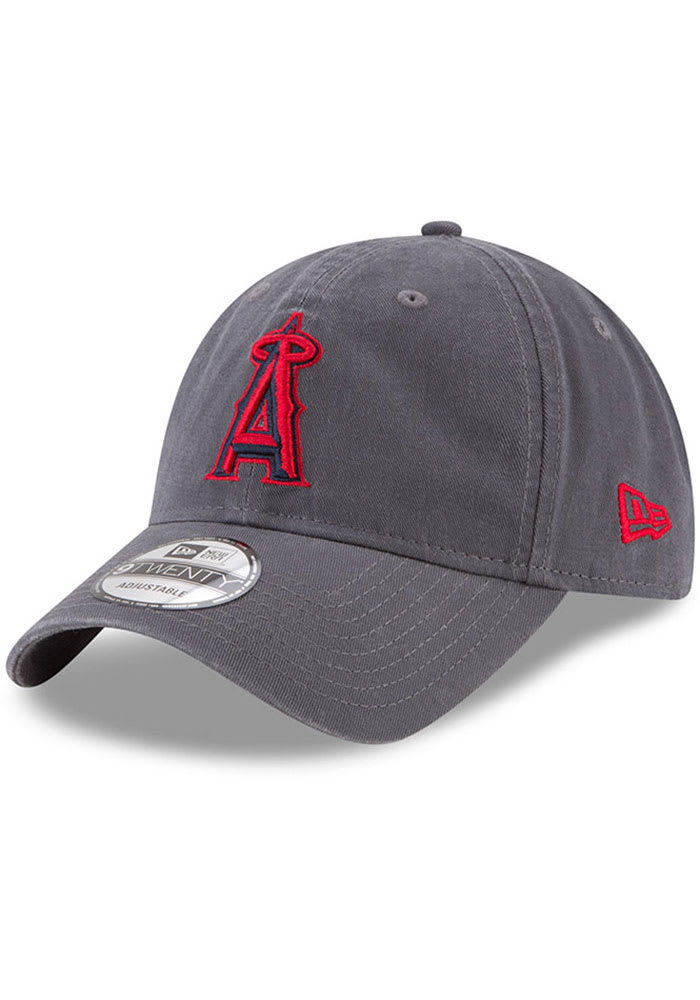 New Era Los Angeles Angels Core Classic 9TWENTY Adjustable Hat - Grey