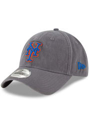 New Era New York Mets Core Classic 9TWENTY Adjustable Hat - Grey