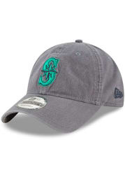 New Era Seattle Mariners Core Classic 9TWENTY Adjustable Hat - Grey