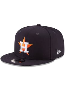 New Era Houston Astros Navy Blue Basic 9FIFTY Mens Snapback Hat