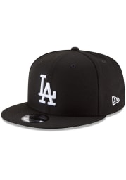 New Era Los Angeles Dodgers Black Basic 9FIFTY Mens Snapback Hat