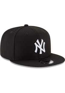 New Era New York Yankees Black Basic 9FIFTY Mens Snapback Hat