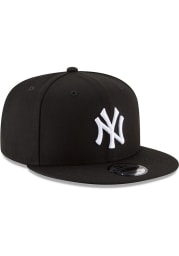 New Era New York Yankees Black Basic 9FIFTY Mens Snapback Hat