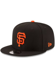New Era San Francisco Giants Black Basic 9FIFTY Mens Snapback Hat