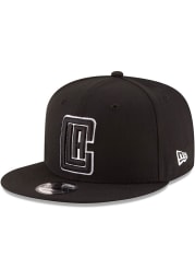 New Era Los Angeles Clippers Black 9FIFTY Mens Snapback Hat
