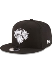 New Era New York Knicks Black 9FIFTY Mens Snapback Hat