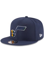 New Era Utah Jazz Navy Blue 9FIFTY Mens Snapback Hat