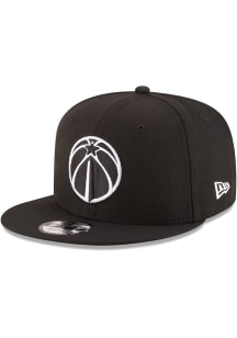 New Era Washington Wizards Black 9FIFTY Mens Snapback Hat