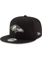 New Era Baltimore Ravens Black Basic 9FIFTY Mens Snapback Hat