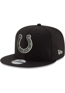 New Era Indianapolis Colts Black Basic 9FIFTY Mens Snapback Hat