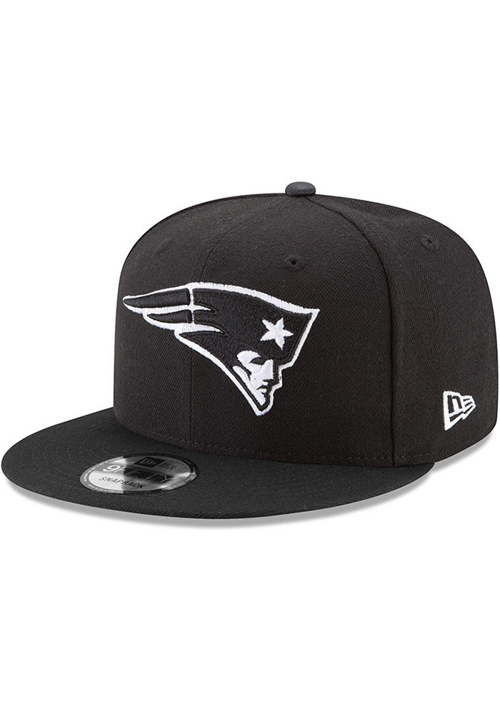 New Era New England Patriots Black Basic 9FIFTY Mens Snapback Hat