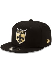 New Era New Orleans Saints Black Basic 9FIFTY Mens Snapback Hat