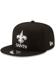 New Era New Orleans Saints Black Basic 9FIFTY Mens Snapback Hat