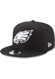 New Era Philadelphia Eagles Black Basic 9FIFTY Mens Snapback Hat
